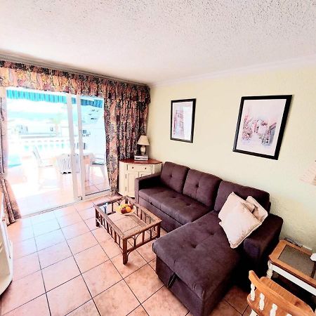 First Line Villa Floor Studio Apartment With Amazing Sea View Air Conditioned Just 50M From The Beach Costa Adeje  Luaran gambar